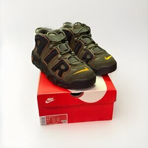 NIKE AIR MORE UPTEMPO '96 ,,CARGO KHAKI/ Black-Pecan'' SIZE US 9.5 (DX2669 300)